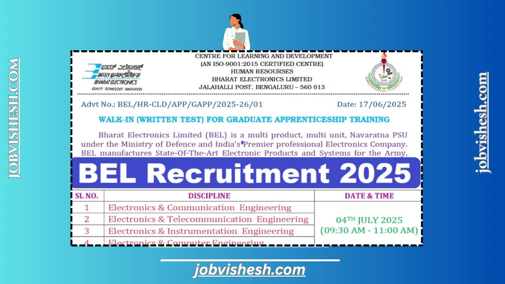 BEL Graduate Apprentice Recruitment 2025