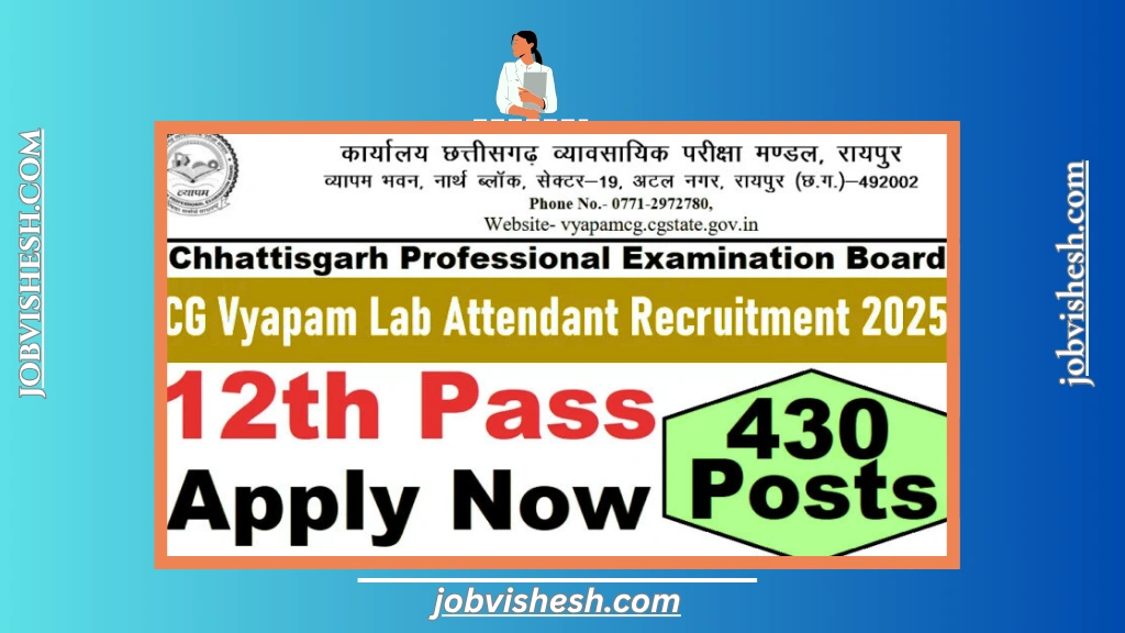 CG Vyapam Lab Attendant Recruitment 2025