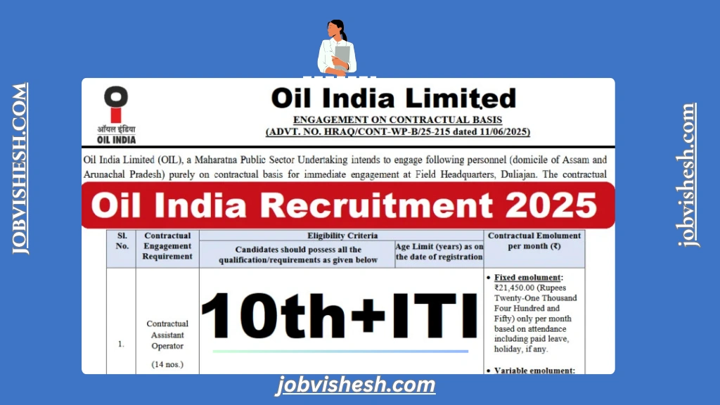 Oil India Recruitment 2025