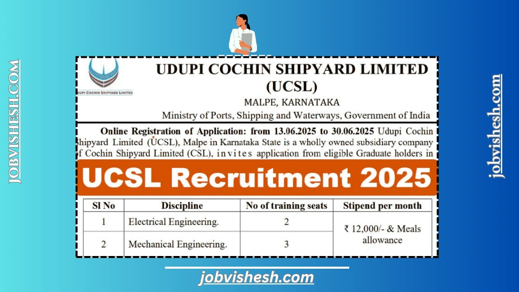 UCSL Recruitment 2025